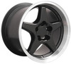 17x11 OE Replica Corvette ZR1 CV01 Gloss Black w/ Machined Lip 5x4.75/120.7 50mm