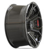 (Clearance - No Returns) 22x10 4Play Off-Road 4P70 Brushed Black 5x5.5/139.7 5x5/127 -24mm