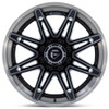 24X12 Fuel Off-Road Gloss Black Brushed Dark Tint FC401 (* May Require Trimming) 6x135 -44mm