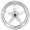 Weld Performance Wheels 20x9.5 Weld Performance Ventura S105 Gloss Silver Machined (Rotary Formed) 5x4.75/120.7 0mm 