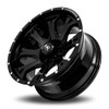 Hardrock Off-Road Wheels (Clearance - No Returns) 22x12 Hardrock Off-Road H505 Bloodshot Xposed Gloss Black (* May Require Trimming) 8x180 -51mm 