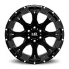 Hardrock Off-Road Wheels (Clearance - No Returns) 22x12 Hardrock Off-Road H505 Bloodshot Xposed Gloss Black (* May Require Trimming) 8x180 -51mm 