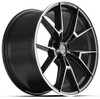Defiant Wheels 20x10 Defiant DF09 Black Machined w/ Tinted Clear 5x112 35mm 