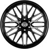 Artem Off-Road Wheels 22X10 Artem Off-Road A206 Novus Gloss Black Milled (Flow Formed) 6x5.5/139.7 -19mm 