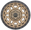 Weld Off-Road Wheels (Special Pricing) 17x9 Weld Off-Road Crux W120 Satin Bronze w/ Satin Black Lip (Rotary Forged) 5x4.5/114.3 5x5/127 0mm 