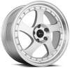 Vors Wheels 18x8 Vors VR2 Silver Machined w/ Chrome Rivets (CUSTOM 2-3 weeks) 35mm**** 