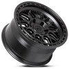 17x9 Lock Off-Road Onyx Matte Black 5x5/127 -12mm
