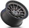 17x9 Lock Off-Road Baja Matte Grey w/ Matte Black Ring 5x5/127 0mm