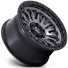 17x9 Fuel Off-Road Rincon Matte Gunmetal w/ Matte Black Lip FC857 8x180 20mm