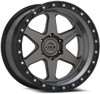 17x9 Lock Off-Road Olympus Olympus Matte Grey w/ Matte Black Ring 6x5.5/139.7 -12mm