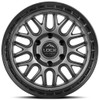 17x9 Lock Off-Road Onyx Matte Grey w/ Matte Black Ring 6x5.5/139.7 1mm