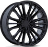 24x10 Performance Replicas PR223 Gloss Black 6x5.5/139.7 28mm