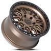 17x9 Lock Off-Road Onyx Matte Bronze w/ Matte Black Ring 6x5.5/139.7 -12mm