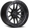 22x10 Lock Off-Road Krawler Matte Black 8x6.5/165 -18mm