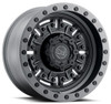 (Clearance - No Returns) 18x9.5 Black Rhino Abrams Gun Black w/ Machined Dark Tint Lip  6x135 -18mm