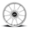 18x8.5 Rotiform DTM Silver R170 4x100 4x4.5/114.3 35mm
