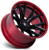 22x12 Fuel Off-Road Catalyst Matte Black w/ Candy Red Lip FC402 (* May Require Trimming) 6x5.5/139.7 -44mm