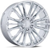 24x10 Performance Replicas PR223 Chrome  6x5.5/139.7 28mm