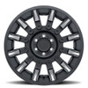 (Clearance) 18x9 Black Rhino Mission Matte Black w/ Machined Tinted Spokes 5x150 12mm