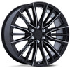 22x9 Performance Replicas PR223 Gloss Black Milled 6x5.5/139.7 28mm