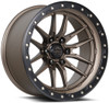 20x10 Lock Off-Road Krawler Matte Bronze w/ Matte Black Ring 8x6.5/165 -18mm