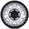 17X8.5 Black Rhino BR018 Voyager Silver Machined w/ Matte Black Lip 6x5.5/139.7 0mm