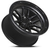 18x9 Lock Off-Road Krawler Matte Black 5x5/127 1mm