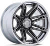 20x10 Fuel Off-Road Platinum w/ Chrome Lip FC401 8x6.5/165 -18mm