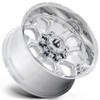 (Clearance - No Returns) 22x10 Fuel Off-Road Scepter Polished Milled FC862 6x135 -18mm
