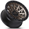17x9 Lock Off-Road Lunatic Matte Bronze w/ Matte Black Ring 5x5/127 1mm