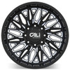22x10 Cali-Off-Road Crusher 9118 Gloss Black Milled 8x180 -19mm