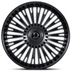 22x9.5 Dolce Luxury Razzo Gloss Black 6x135 6x5.5/139.7 18mm