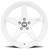 18x9.5 ESR AP5 Gloss White (Flow Form) 5X110 22mm (CUSTOM)