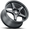 18x9.5 ESR AP5 Satin Black (Flow Form) 5x100 35mm (CUSTOM)