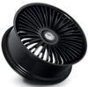 22x9.5 Dolce Luxury Razzo Gloss Black 6x135 6x5.5/139.7 35mm
