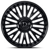 22x9.5 Dolce Luxury Lusso Gloss Black 6x135 6x5.5/139.7 30mm