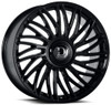 22x9.5 Dolce Luxury Sesto Gloss Black 35mm (CUSTOM)