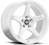 18x9.5 ESR AP5 Gloss White (Flow Form) 5X4.75/120.6 35mm (CUSTOM)
