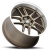 19x8.5 ESR AP8 Matte Matte Bronze (Flow Form) 5X4.25/108 30mm (CUSTOM)