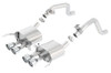 Borla Exhaust Borla 14-15 Chevy Corvette C7 w/ AFM w/o NPP Atak Rear Section Exhaust Quad Rd RL Tips 11878 