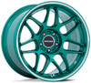 Motegi Wheels 18X10.5 Motegi MR158 Hokkaido Green w/ Machined Lip 5x120 25mm 