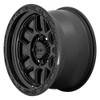 KMC Wheels 17x9 KMC KM544 Mesa Satin Black w/ Gloss Black Lip 6x4.5/114.3 18mm 