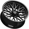 Artem Off-Road Wheels 26X14 Artem Off-Road A206 Novus Gloss Black Milled (Flow Formed) (* May Require Trimming) 8x170 -76mm 