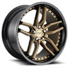 Niche Wheels 19x8.5 Niche Methos Bronze w/ Gloss Black Lip M195 5x112 42mm 