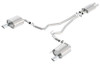 Borla Cat Back 15-17 Ford Mustang 3.7L V6 MT/AT 2.25in Pipe 4in Single Round Rolled Tips 140587