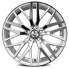 20x8.5 AXE EX30 Silver Machined Face 5x4.25/108 40mm (Custom)