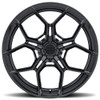 21x9 Blaque Diamond BD-F25 Gloss Black (Flow Forged) 5x110 15mm