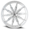 22x9 AZAD AZFF02 Brushed Silver (Flow Form)  5x115 15mm