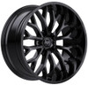  24X10 TIS Off-Road 565B Gloss Black 6x5.5/139.7 -24mm