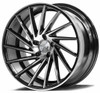 19x9.5 AXE 1AV ZX1 Gloss Black Machined Face 5x120 40mm (CUSTOM)